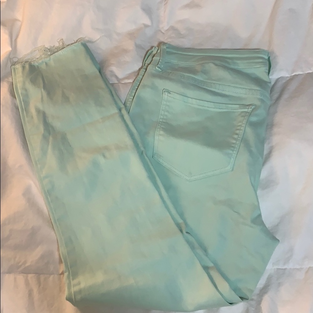 Old Navy color pop rockstar jeans